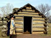 General Washington (Portrayed by Carl Closs) at Valley Forge