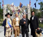 Presidents at Mount Rushmore