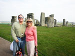 Gene Pisasale and Phyllis Recca at Stonehenge England