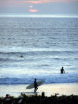 San Diego Surfers at Sunset