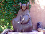 Santa Fe Bronze Statue