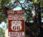 Santa Fe - Historic Route 66 Sign