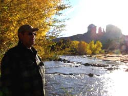 Sedona - David Singing Bear at a Vortex