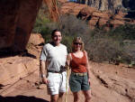 Sedona - Gene and Phyllis Hiking
